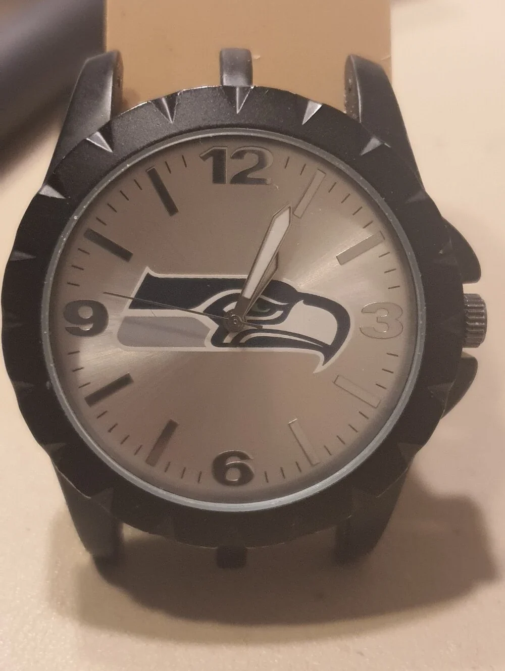 10/$20 Game Time Seattle Seahawks Black/Silver Men's Watch Head (No Band)